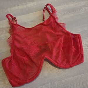 Victoria's Secret Scarlet Red Lace Bra